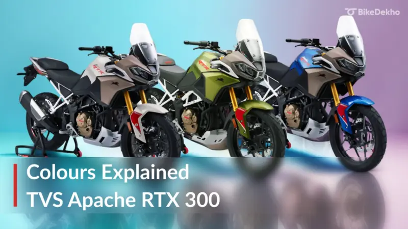 TVS Apache RTX 300 Walkaround: Which Colour Stands Out The Most?