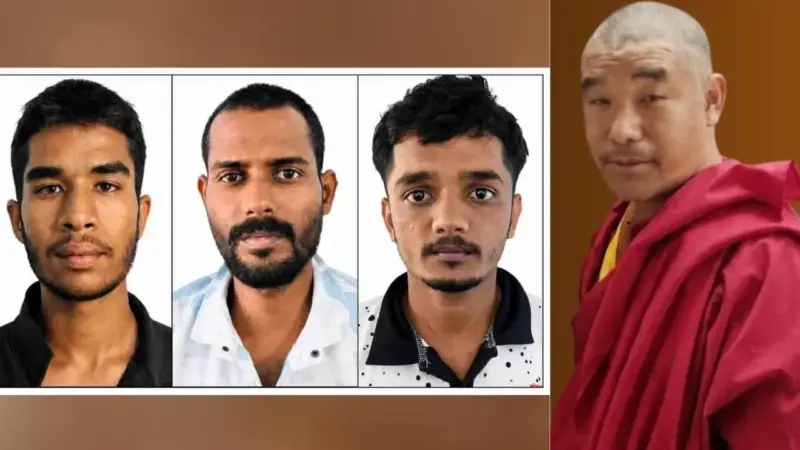 ಬೌದ್ಧ ಸನ್ಯಾಸಿ ಕೊಲೆ ಪ್ರಕರಣ ಭೇದಿಸಿದ ಧಾರವಾಡ ಪೊಲೀಸರು; ಮೂವರು ಆರೋಪಿಗಳ ಬಂಧನ