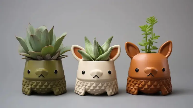 Turn Plastic Bottles into Adorable Animal Planters at Home