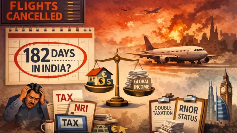 Impact of West Asia Conflict on Indian Tax Residency for NRIs