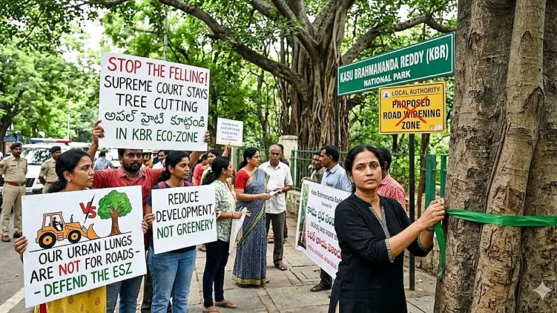 Supreme Court stays tree felling in eco-sensitive zone of Hyderabad's KBR National Park