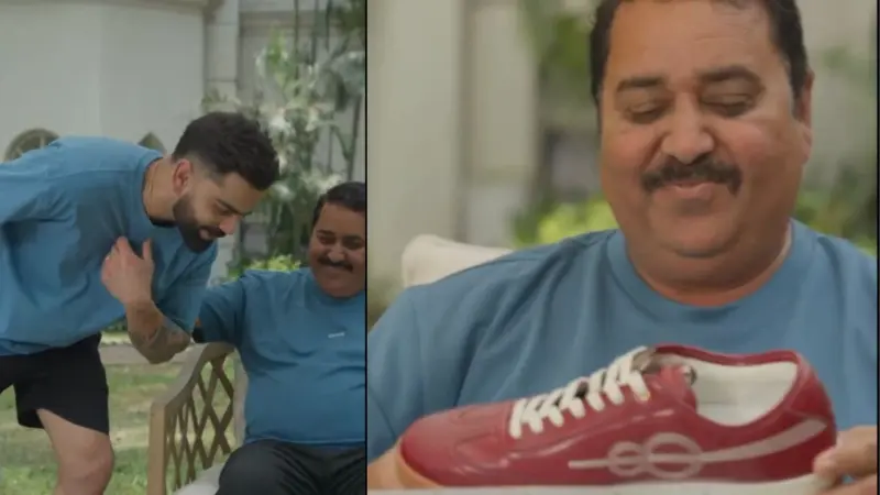 Watch: Virat Kohli touches childhood coach's feet & gifts him One8 shoes - this moment has the internet in tears