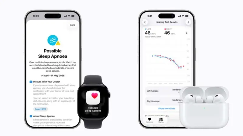 Apple: ఆపిల్ వాచ్ & ఎయిర్పాడ్స్ ప్రోలో.. కొత్త ఆరోగ్య ఫీచర్లు వచ్చేశాయ్!