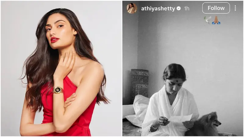 Athiya Shetty faces backlash for posting Lata Mangeshkar's photo while mourning Asha Bhosle's demise