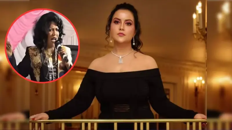 Anjali bharati on Amruta Fadnavis : गायिका अंजली भारती जीभ घसरली; अमृता फडणवीसांबाबत केले आक्षेपार्ह विधान