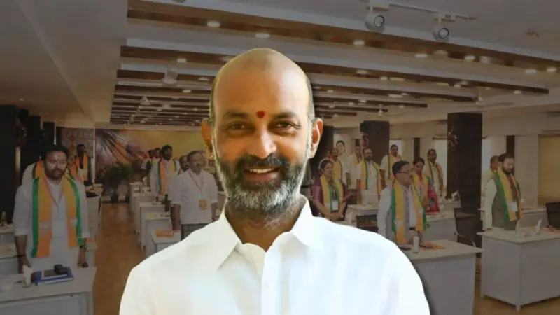 MoS Bandi Sanjay finds little support in BJP as son's POSCO case dents him