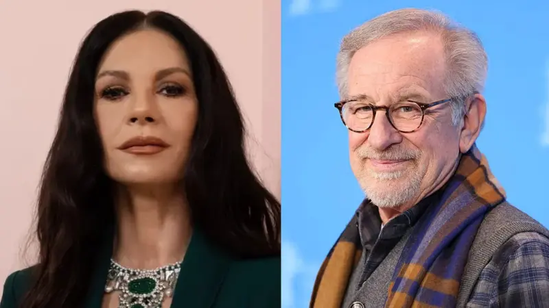 Catherine Zeta-Jones reflects on career-making break: 'Thank god for Steven Spielberg.'