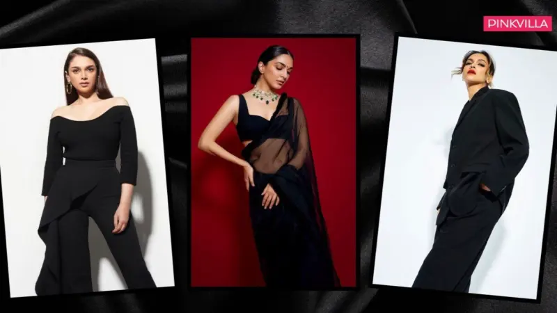 Top 7 all black outfits worn by Bollywood's leading actresses: Deepika Padukone to Aditi Rao Hydari