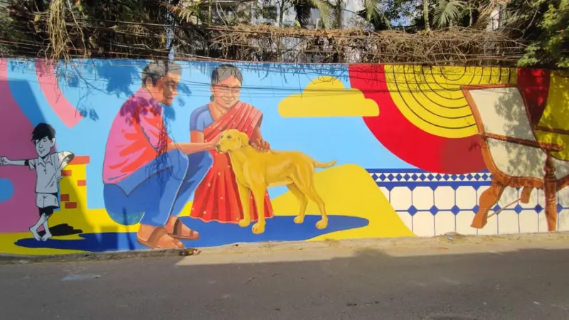 Asian Paints and St+art present Colour Corridor, a vibrant, immersive walkway reflecting the soul of Kolkata