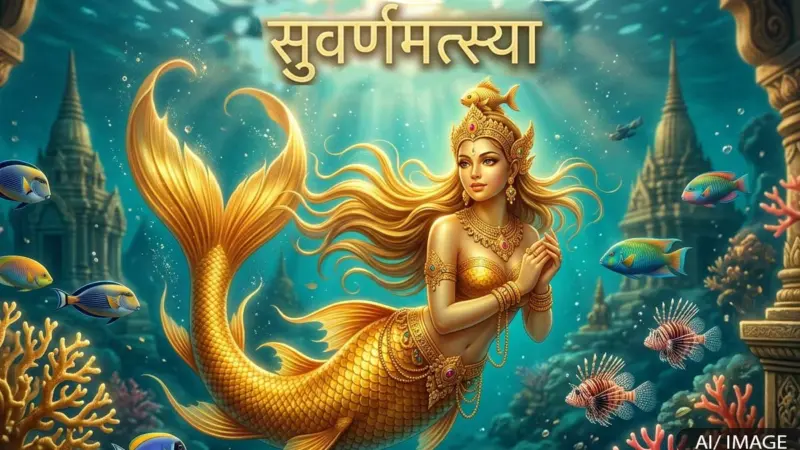सुवर्णमत्स्या: जेव्हा रावणाची कन्या हनुमानाच्या प्रेमात पडते! Ravana's daughter Suvarna Matsya falls in love with Hanuman