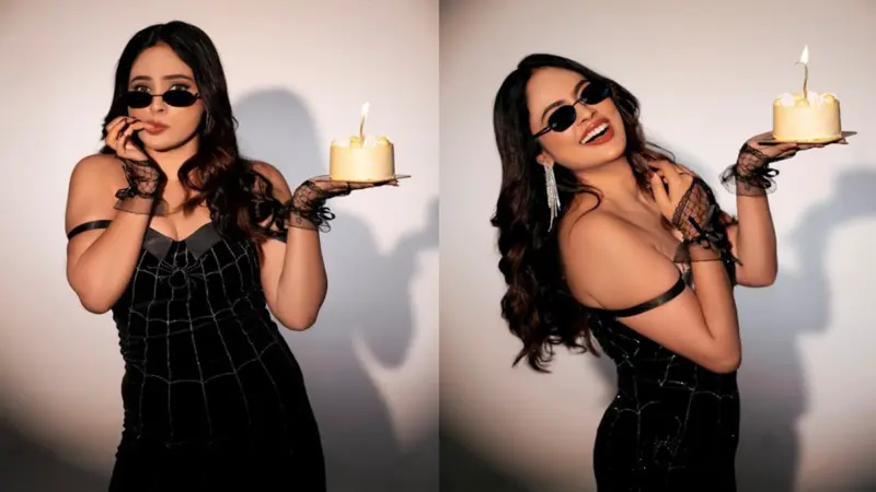 குமுதா ஹேப்பி அண்ணாச்சி: பிறந்தநாள் கொண்டாடிய நடிகை நந்திதா புகைப்படங்கள்