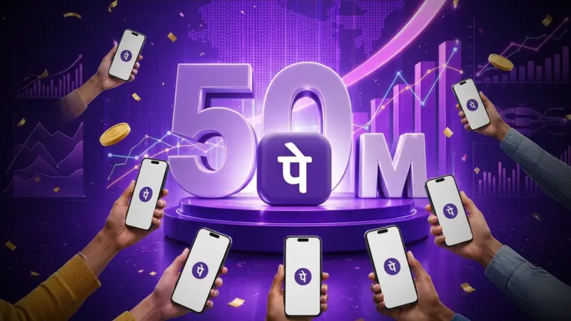 PhonePe crosses 50 Mn registered merchants amid UPI dominance