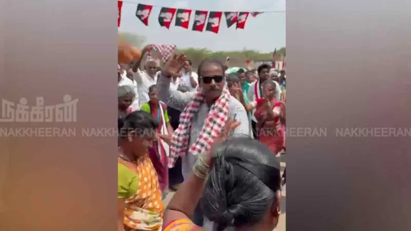 அதிமுக பிரச்சாரத்தில் குத்தாட்டம் போடும் அரசுப்பள்ளி ஆசிரியர்; பறந்த பரபரப்பு புகார்!