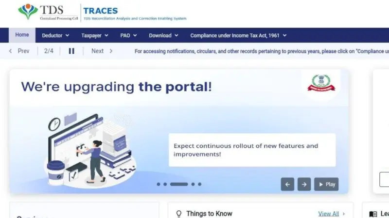 Income Tax dept launches new TDS TRACES portal for taxpayers: Here's how to access website, forms, what's different