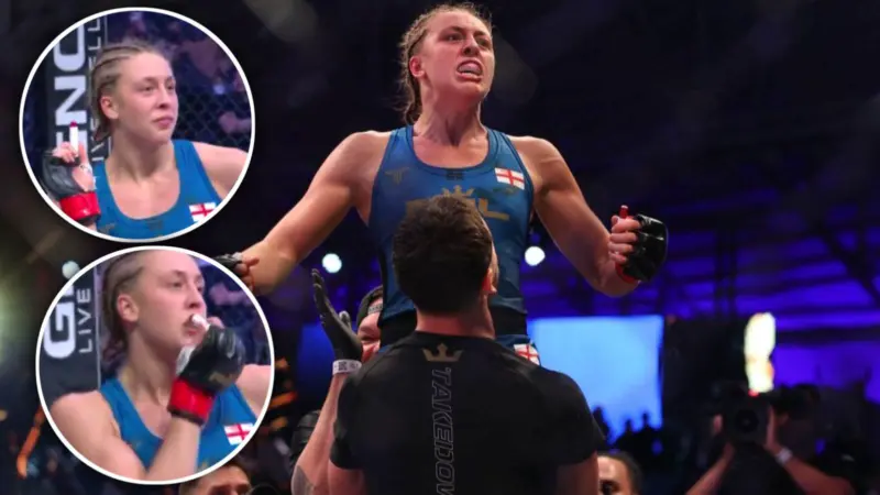 WATCH: PFL star Dakota Ditcheva's 'lipstick celebration' after winning $1 million goes viral