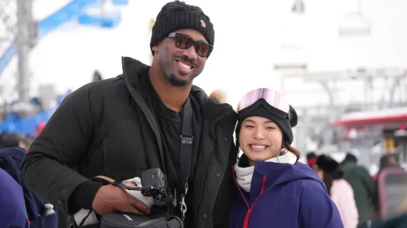 Myles Garrett All Smiles As Chloe Kim Wins 3rd Olympic Medal at Milan Cortina