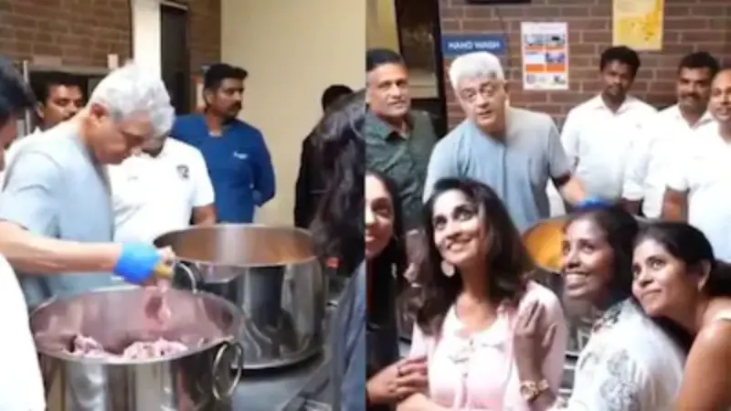 அஜித் இங்க பாரு. எங்க ஷாலினி. வைரலாகும் கியூட் வீடியோ