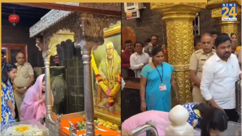 WATCH: Sakshi Dhoni, Ziva offer prayers at Sai Baba Temple in Shirdi for speedy recovery of MS Dhoni from injury, CSK star player expected to return from.