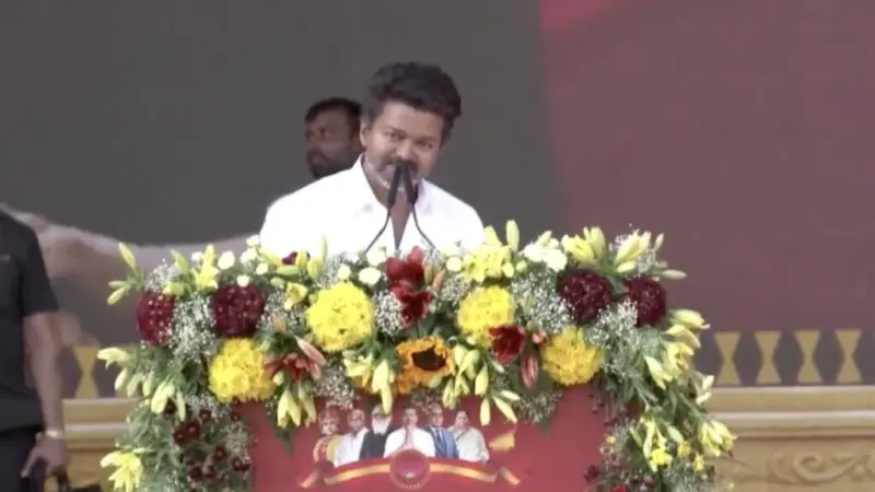 'Stalin uncle, fascist BJP, betrayed MGR': Vijay rules out alliances at TVK's second state conference