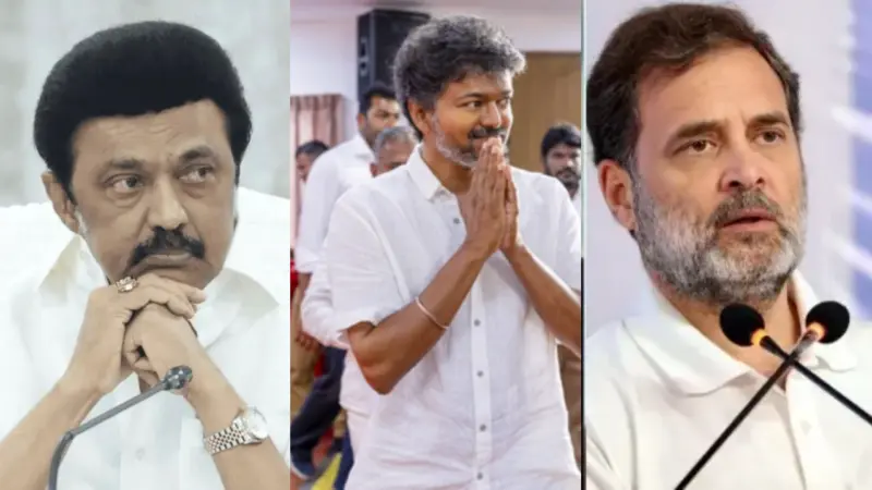 "2029 லோக்சபா தேர்தலிலும் திமுக உடன் கூட்டணி கிடையாது".. இனி தவெகவுடன் தான் கூட்டணி.. அறிவாலயத்தை அதிரவைத்த ராகுல் காந்தி.!
