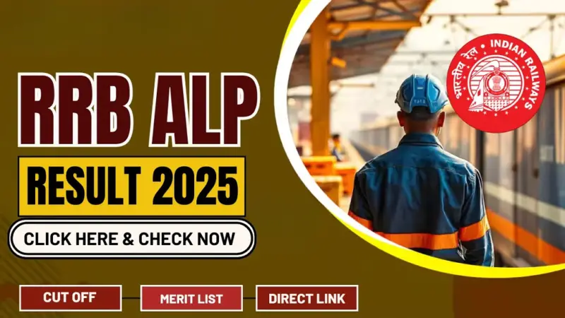 Railway RRB ALP Result / Score Card 2025