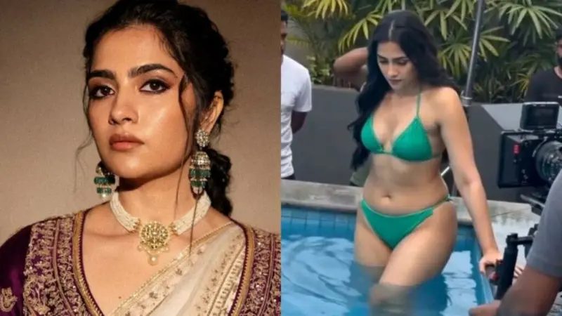 Rukmini Vasanth | బికినీలో రుక్మిణి వసంత్.. రియలా? AI డీప్‌ఫేకా?