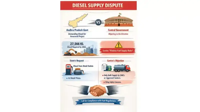 Centre pulls up AP govt over Amaravati diesel directive