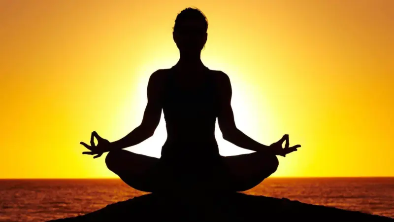 Yoga on the beach at sunrise is so therapeutic!