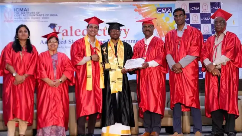 ICMAI Hyderabad Felicitates Top-Ranking Students