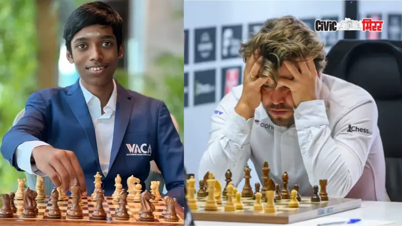 Norway Chess 2026 : प्रज्ञानंदची नॉर्वे बुद्धिबळ स्पर्धेत खळबळ, कार्लसनला केलं पराभूत तर विश्वविजेत्या गुकेशला धक्का.