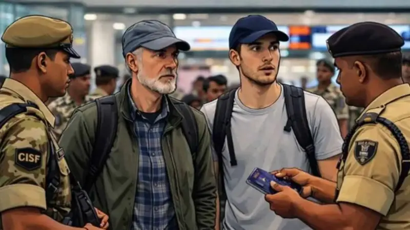 শ্রীনগর বিমানবন্দরে স্যাটেলাইট ফোন সহ আটক দুই মার্কিন নাগরিক