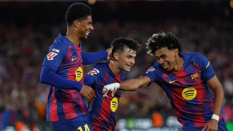 Barcelona Thrash Espanyol 4-1 to Go Nine Points Clear at Top of La Liga After Real Madrid Slip Against Girona