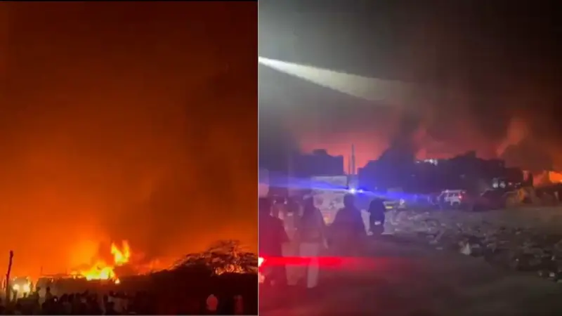 Fact-Check | Viral video of fire at Delhi fish market shared as 'Indian drone  factory supplying Israel' on blaze