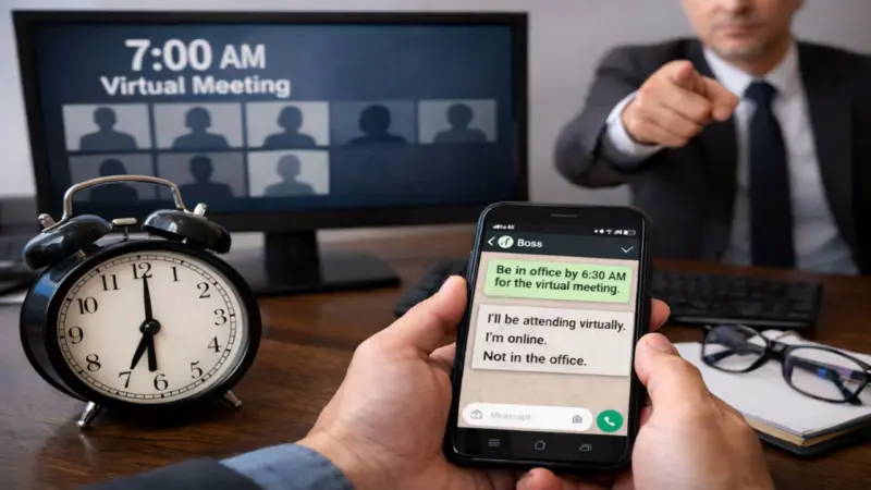 '6:30 AM In Office Or Else.': Gen Z's savage reply to manager wins internet; Full story here