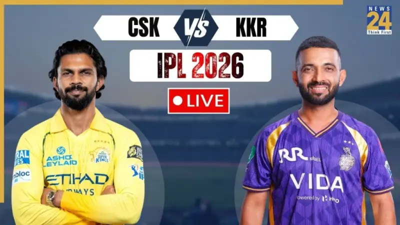 CSK vs KKR IPL 2026 Highlights: Chennai Super Kings crush Kolkata Knight Riders by 32 runs at Chepauk