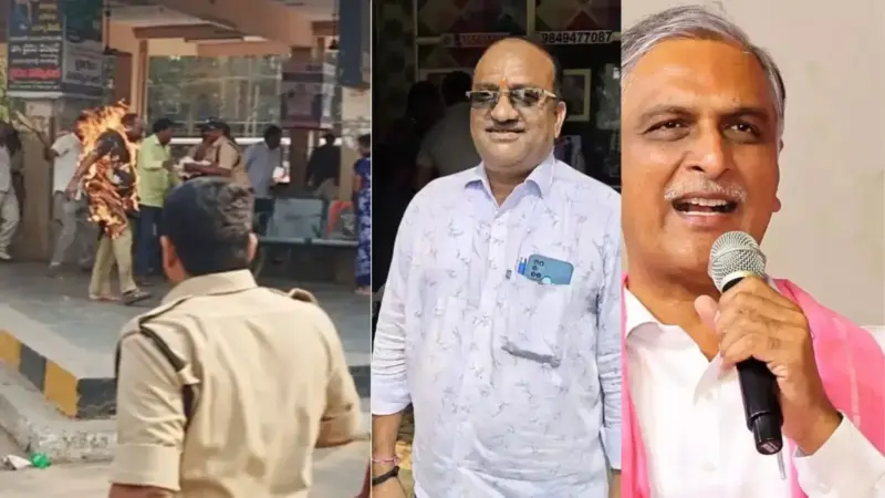 శంకర్ గౌడ్ మృతికి సీఎం రేవంత్ రెడ్డిదే బాధ్యత.. హరీశ్ రావు ధ్వజం!