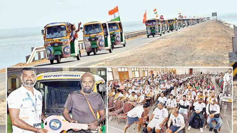 છપૈયાથી ભુજ સુધીની 1700 કિ.મી.ની રિક્ષાયાત્રા