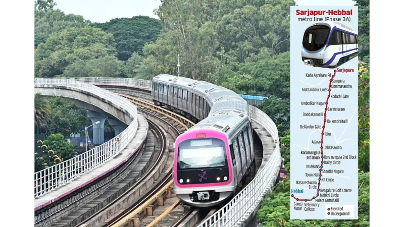 Bengaluru Metro reduces length of underground stations by 40 meters in Phase 3A to save money