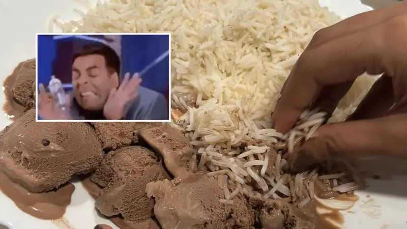 'Dinner aur dessert': Swiggy shares photo of having rice with chocolate ice cream; netizens react to bizarre food combo