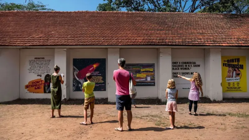 Tom Vattakuzhy's painting at Kochi-Muziris Biennale sparks backlash from Christian groups