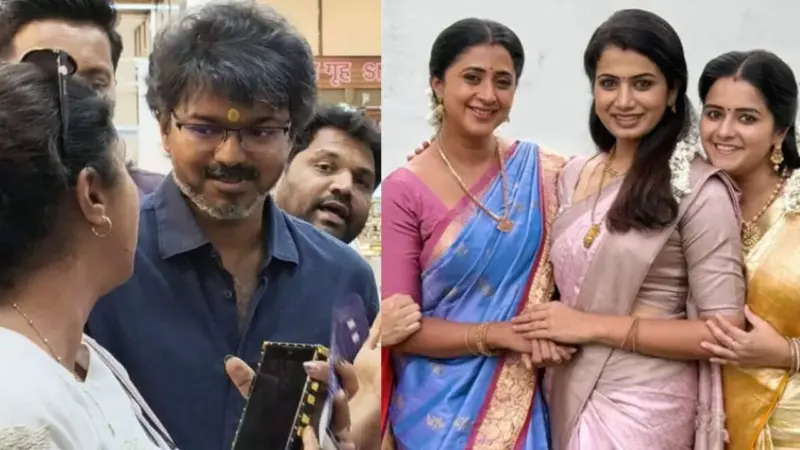 விஜயை நேரில் சந்தித்த எதிர்நீச்சல் சீரியல் நடிகை - வைரலாகும் பதிவு!