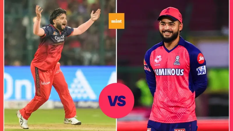 IPL RCB vs RR match today: AI predictions, fantasy team; can Rajasthan return to victory as they take on Bengaluru?