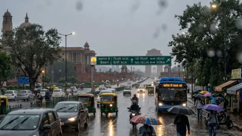 उत्तर-पश्चिम भारत में बारिश और आंधी का अनुमान, दिल्ली-एनसीआर के लिए येलो अलर्ट जारी