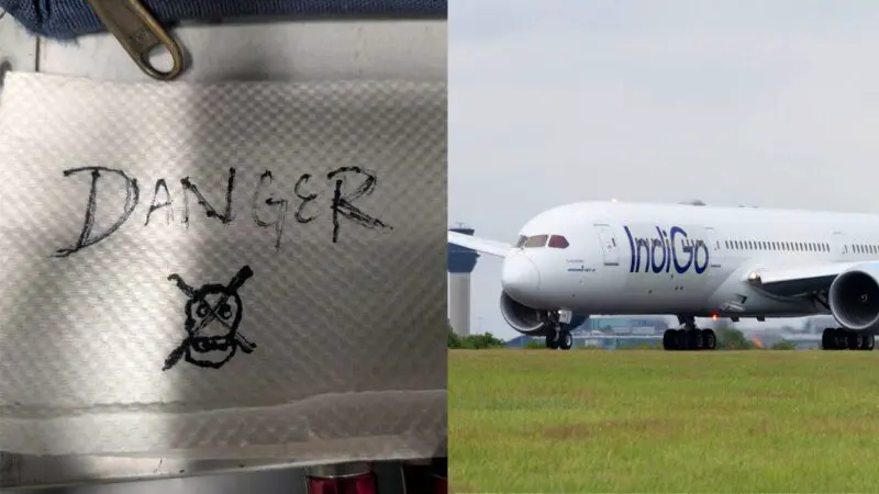 'Danger' note found in IndiGo flight toilet triggers security scare at Mumbai airport