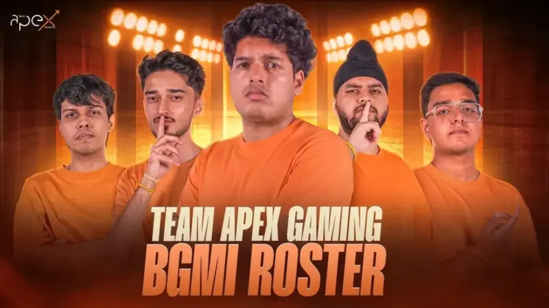 Team Apex Gaming Unveils BGMI Lineup Ahead of BMPS 2026