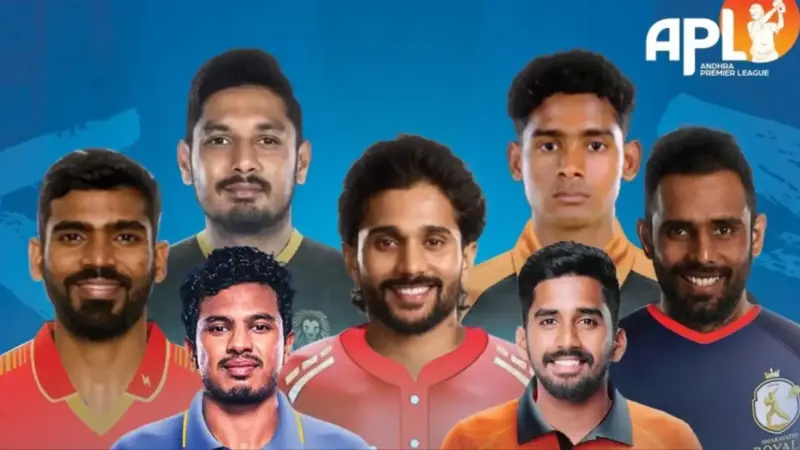 Andhra Premier League (APL) 2026 Schedule, Teams, Captains, Venues, & Live Broadcast Info