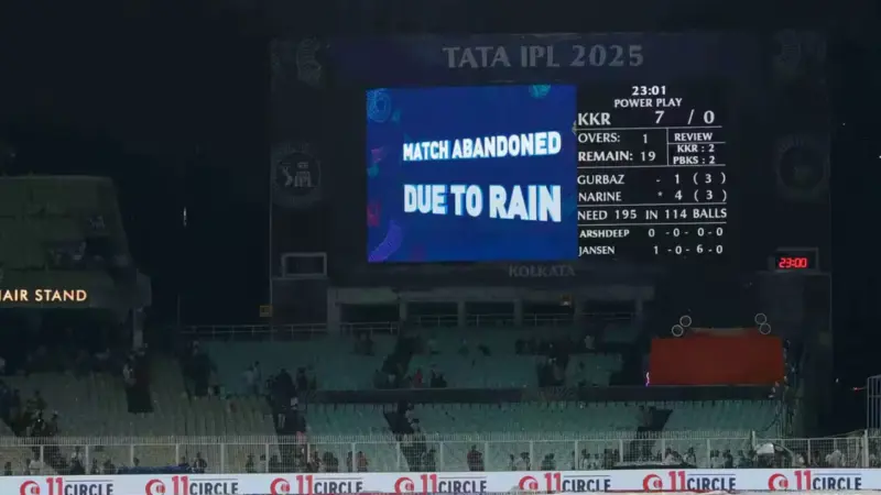 ఇరు జట్లకు ఒక్కో పాయింట్