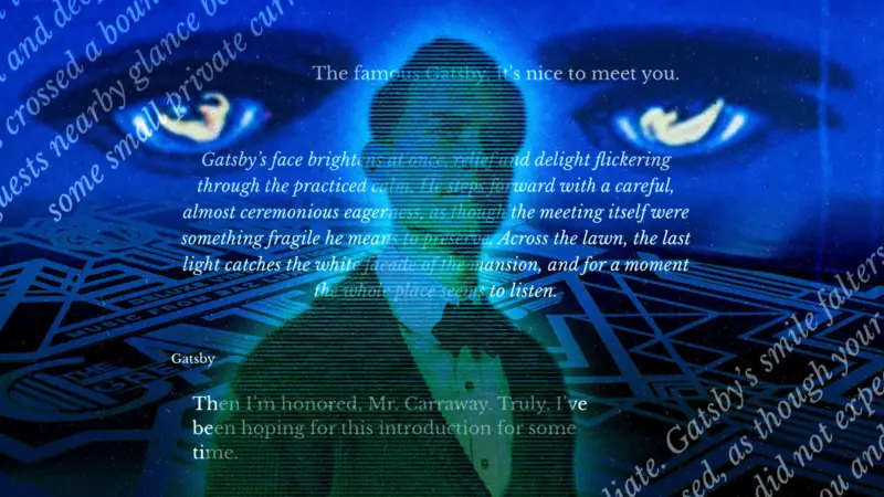 I used AI to role play as characters from The Great Gatsby
