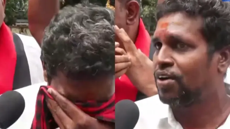 "புதுசா வந்தவரை தூக்கிவச்சு கொண்டாடுறீங்களே" அண்ணா அறிவாலயத்தில் கண்ணீர் விட்டு அழுத திமுக தொண்டர்.!!