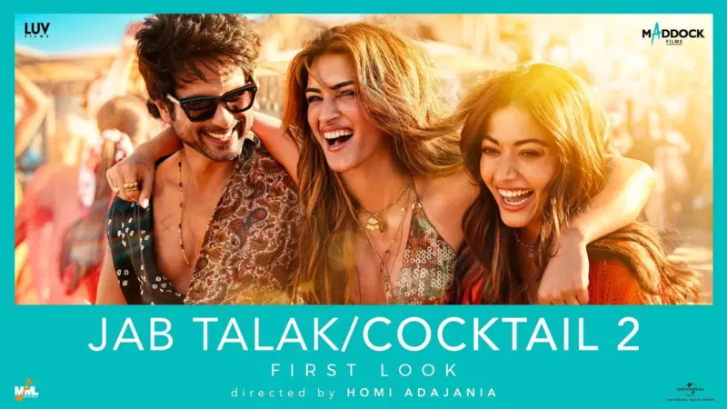 'Jab Talak': Shahid-Kriti-Rashmika party hard in 'Cocktail 2' first song